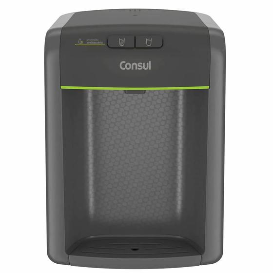 Purificador de Água Consul CPB34AFVNA com Refrigeração Eletrônica Cinza Bivolt Menor preço em Purificador de Água Consul CPB34AFVNA com Refrigeração Eletrônica Cinza Bivolt