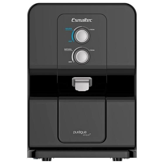 Imagem de Purificador de Água de Mesa Esmaltec Acqua7  com Compressor Preto