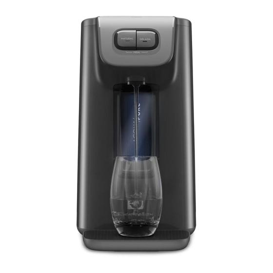 Imagem de Purificador de Água Electrolux com Compressor Experience Painel Mecânico Cinza Grafite PC01X - 220V