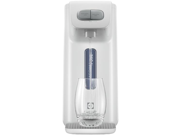 Imagem de Purificador de Água Electrolux de Parede e Mesa Eletrônico Branco Efficient PE15B Água Gelada e Natural