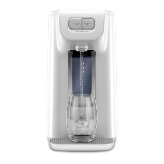 Imagem de Purificador de Água Electrolux Experience Água Fria Natural e Gelada com Compressor Branco PC01B 127V