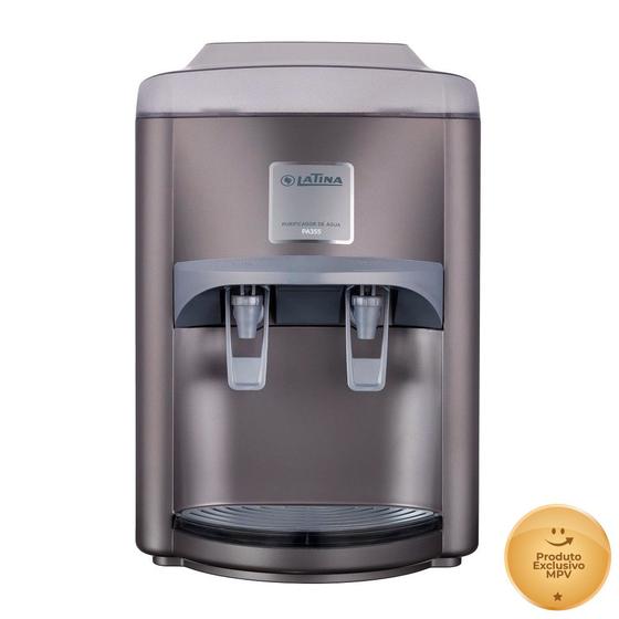 Purificador De Água Latina PA355 Refrigerado com Compressor Titanium Menor preço em Purificador De Água Latina PA355 Refrigerado com Compressor Titanium