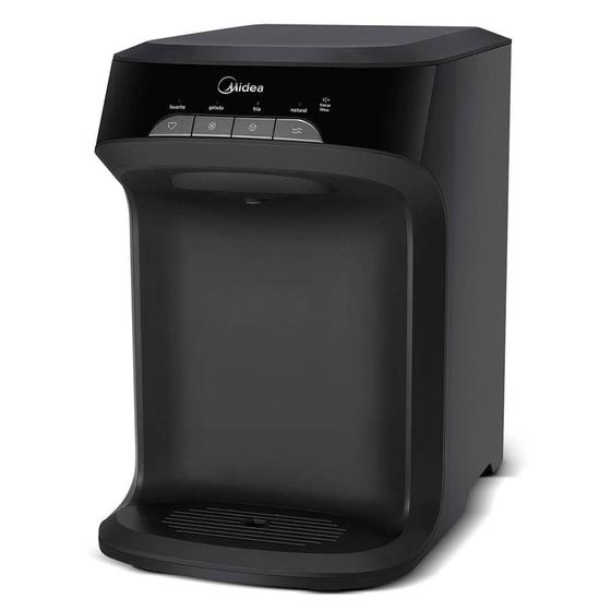 Purificador de água Midea fria, gelada e natural Dupla Filtragem Bivolt Preto - PBTPNB Menor preço em Purificador de água Midea fria, gelada e natural Dupla Filtragem Bivolt Preto - PBTPNB
