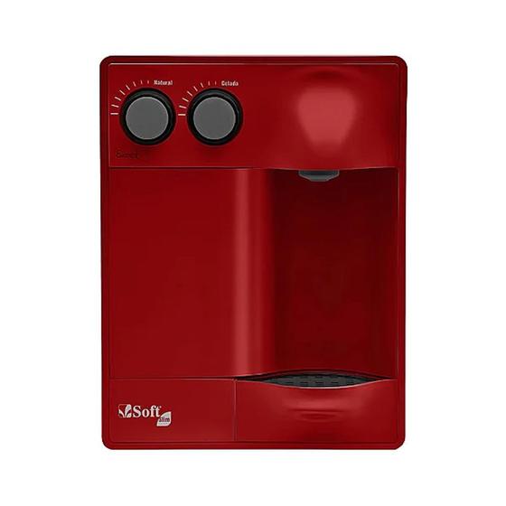 Imagem de Purificador de Água Soft Slim Vermelho Refrigerado Por Compressor 127V~ - Soft Everest