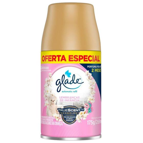 Imagem de Purificador de ar glade refil automatic spray lembranca infancia  269ml oferta especial