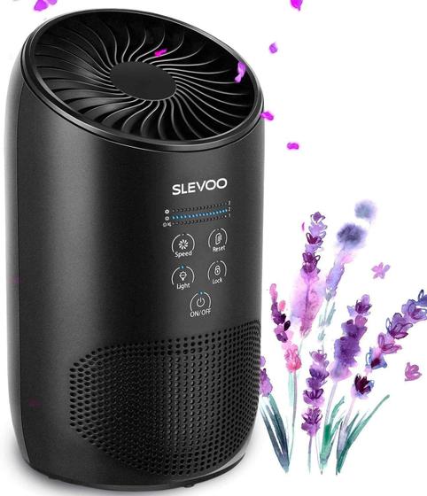 Imagem de Purificador de Ar Slevoo com Filtro HEPA H13 - Modelo 2024