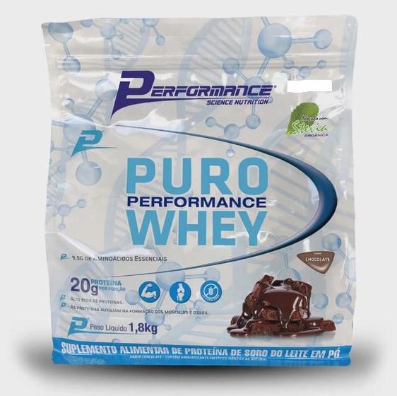 Imagem de Puro whey performance chocolate - 1,8kg refil