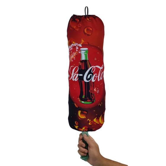 Imagem de Puxa Saco Tecido Sa-Cola Dispenser Porta Sacolas Divertido