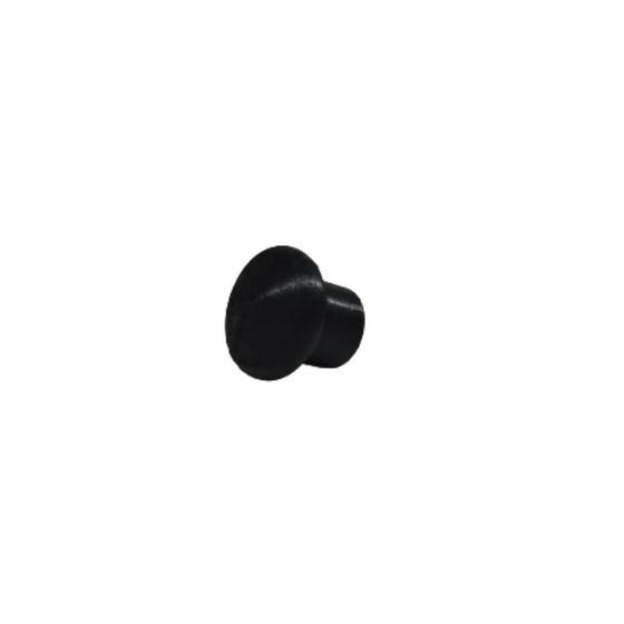 Imagem de puxador bolinha plastico preto c 4 pc