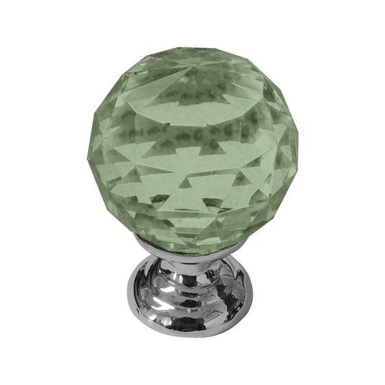 Imagem de Puxador Cristal - IL 4501 - Cromado - Verde - 20MM