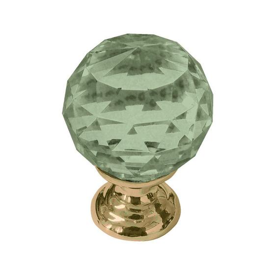 Imagem de Puxador Cristal - IL 4501 - Dourado - Verde - 20MM