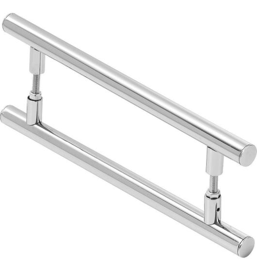 Puxador De Porta Redondo Para Vidro E Madeira 80Cm Menor preço em Puxador De Porta Redondo Para Vidro E Madeira 80Cm