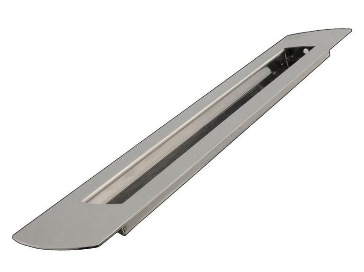 Puxador Geris Concha Fold Inox Escovado 220mm Menor preço em Puxador Geris Concha Fold Inox Escovado 220mm