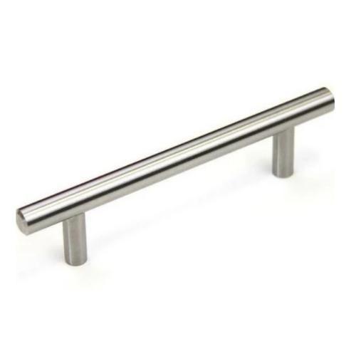 Imagem de Puxador Haste Inox Redondo Polido 192mm 07 Peças Gavetas