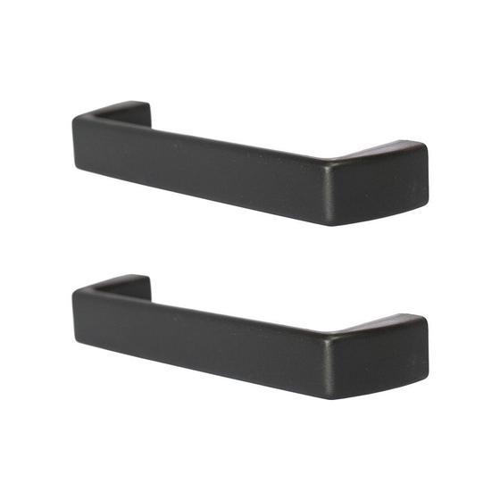 Puxador Para Gaveta Arquivo De Aço 9,6 Cm Preto 2 Peças Menor preço em Puxador Para Gaveta Arquivo De Aço 9,6 Cm Preto 2 Peças