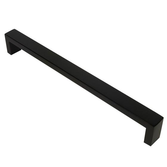 Puxador para móveis, armários, gaveteiros e cozinhas aço inox preto fosco mod line Menor preço em Puxador para móveis, armários, gaveteiros e cozinhas aço inox preto fosco mod line