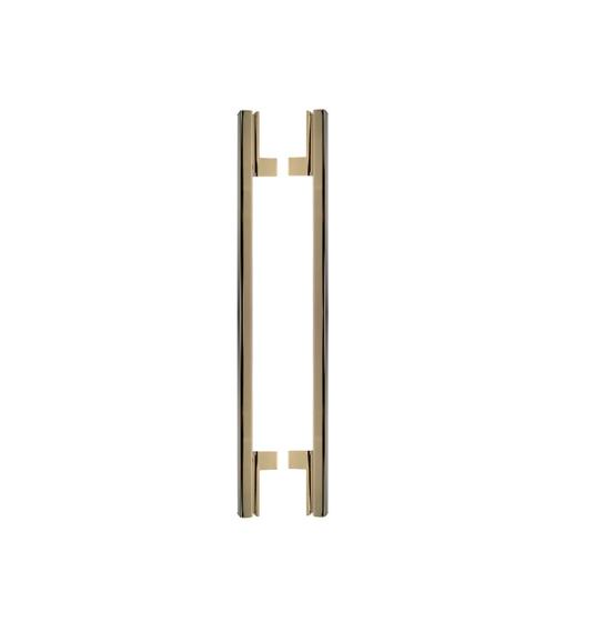 Imagem de Puxador para porta living dourado gold zen duplo 50 cm (500 mm) zp1132.a00