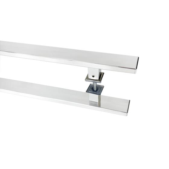 Puxador Porta Duplo Em Alumínio 50 Cm Modelo Flat Aluminum - DECORPLACE Imagem de Puxador Porta Duplo Em Alumínio 50 Cm Modelo Flat Aluminum
