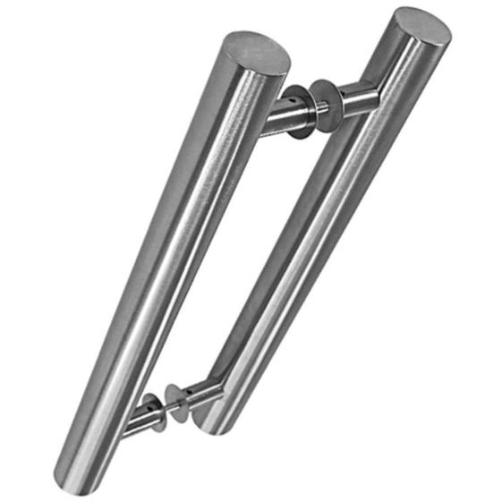 Imagem de Puxador Porta Pivotante Tubular Polido 60Cm Modelo 3008