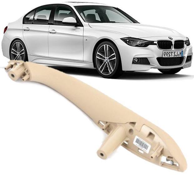 Imagem de Puxador Porta Traseira Direita Bmw 320i 325i 330i 328i 335i F30 De 2013 À 2019 - Bege Caramelo