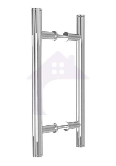 Imagem de Puxador Porta Tubular Madeira Ou Vidro Pivotante 60 Cm Inox