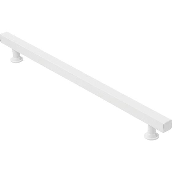 Imagem de Puxador Quadrado Branco Para Porta 40Cm - 1 Lado Só