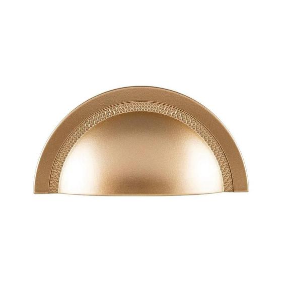 Imagem de Puxador Shell 64mm Dourado Zen Design