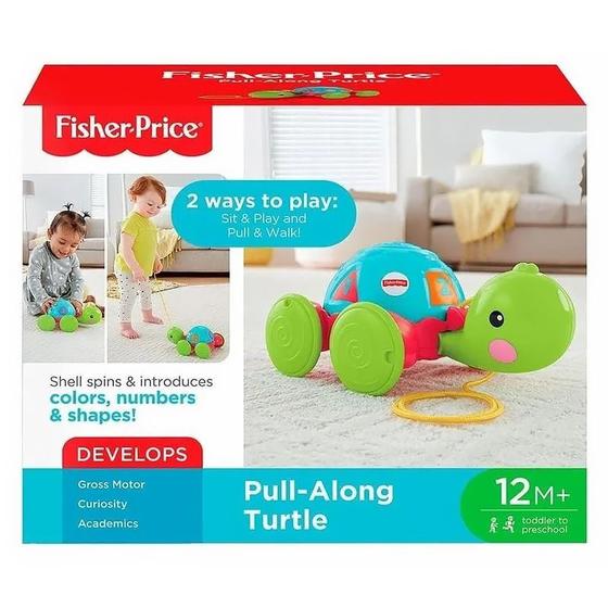 Imagem de Puxe a Tartaruga Fisher-Price Y8652 - Mattel