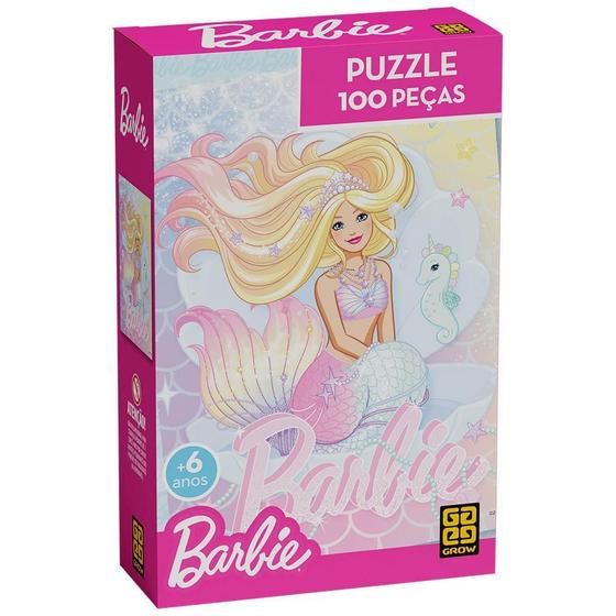 Imagem de Puzzle 100 Peças Barbie Brilhante