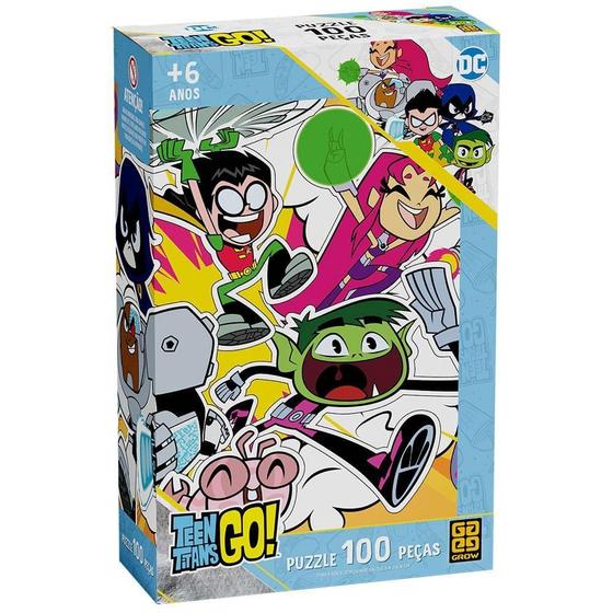 Imagem de Puzzle 100 Peças Teen Titans Go