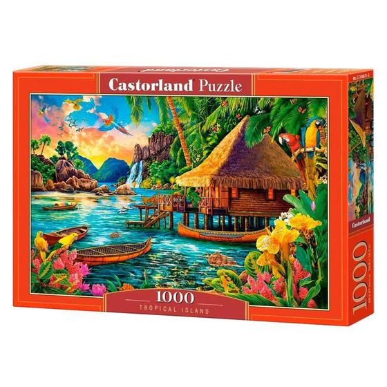 Imagem de Puzzle 1000 Peças Ilha Tropical - Imp. Castorland