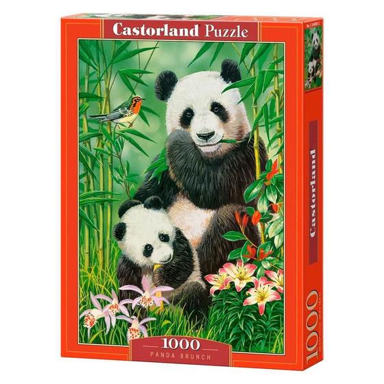 Imagem de Puzzle 1000 Peças Pandas - Imp. Castorland