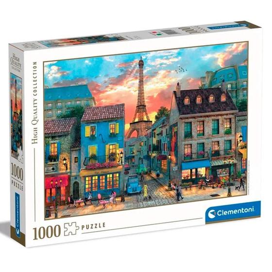 Imagem de Puzzle 1000 Peças Rua Parisiense - Clementoni