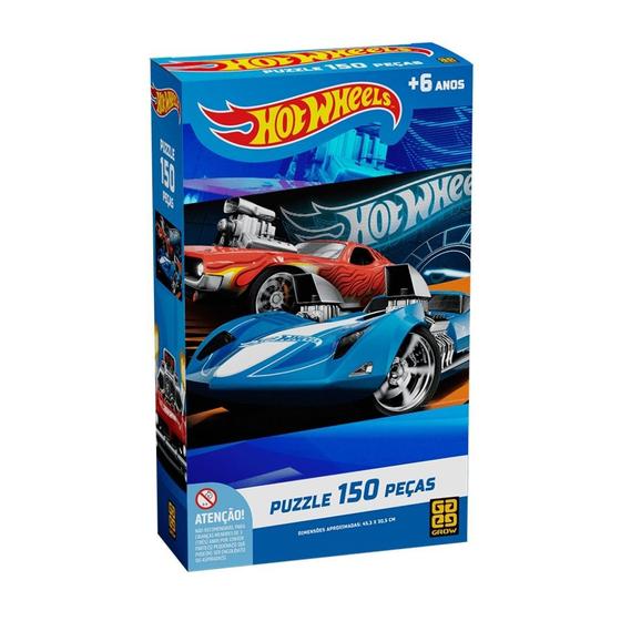 Imagem de Puzzle 150 Peças Hot Wheels - Grow