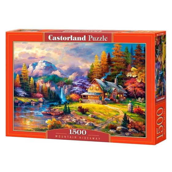 Imagem de Puzzle 1500 Peças Refúgio Na Montanha - Imp. Castorland