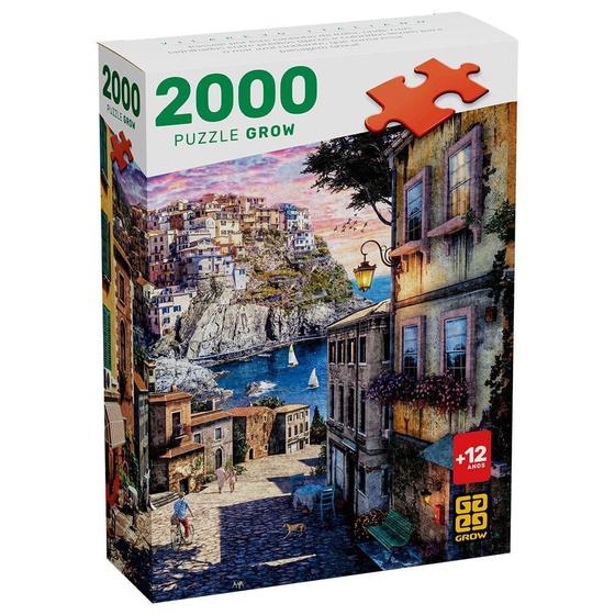 Imagem de Puzzle 2000 Peças Vilarejo Italiano
