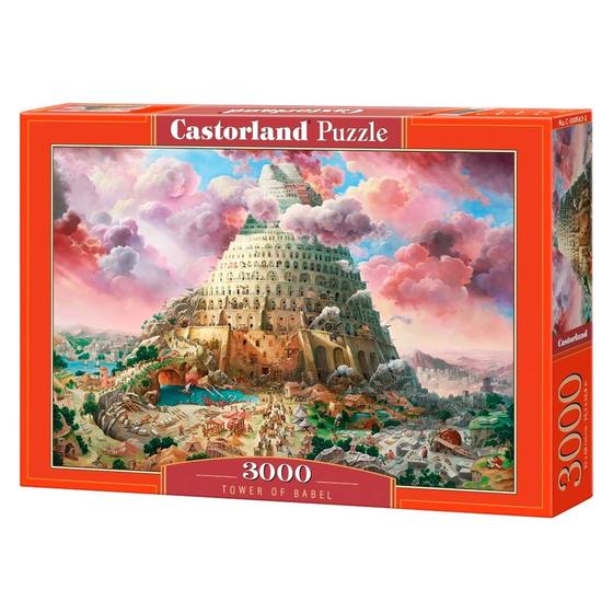 Imagem de Puzzle 3000 Peças Torre de Babel - Castorland - Imp.