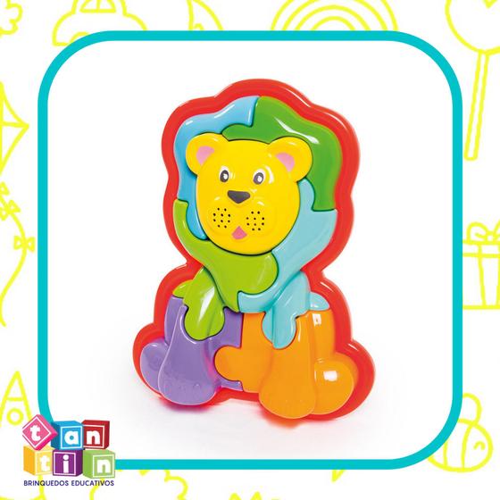Imagem de Puzzle 3D Leão 8 peças - TEA, T21