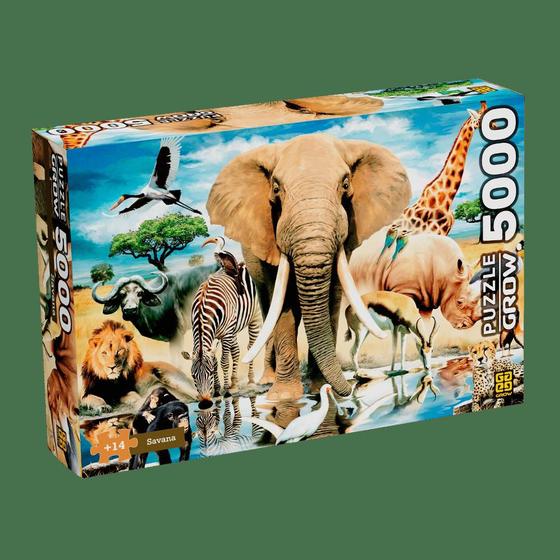 Puzzle 5000 peças Savana Menor preço em Puzzle 5000 peças Savana
