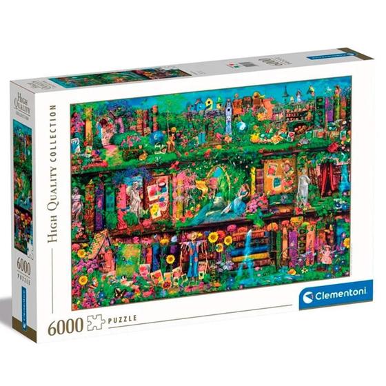 Puzzle 6000 Peças Jardim Vertical - Clementoni Menor preço em Puzzle 6000 Peças Jardim Vertical - Clementoni