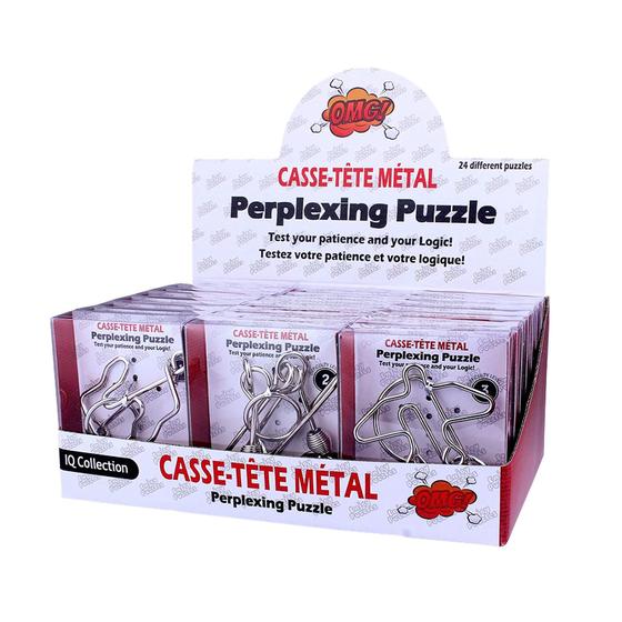 Imagem de Puzzle de Metal AHYUAN - Kit com 24 Unidades + Caixa de Presente