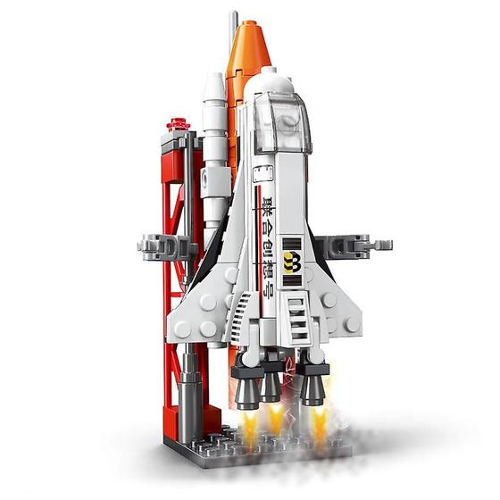 Imagem de Puzzle Space Shuttle - Blocos Compatíveis com Lego