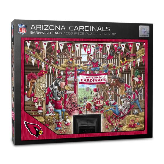 Imagem de Puzzle YouTheFan NFL Arizona Cardinals Barnyard Fans 500 unidades