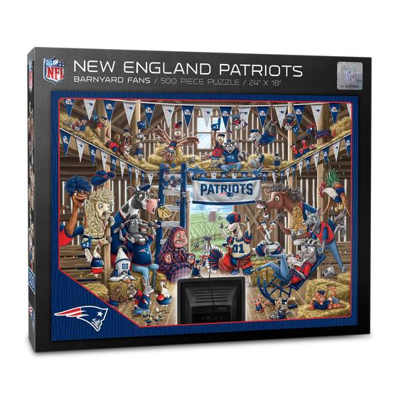 Imagem de Puzzle YouTheFan NFL New England Patriots Barnyard Fans 500 unidades