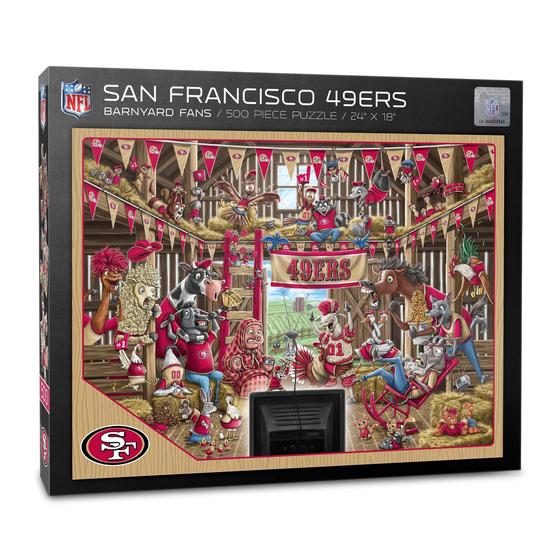 Imagem de Puzzle YouTheFan NFL San Francisco 49ers Barnyard Fans 500 unidades