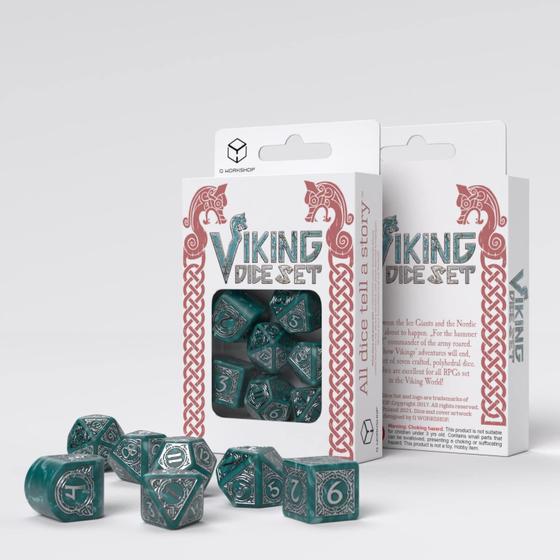 Imagem de Q-Workshop Viking RPG Dice Set Mjolnir