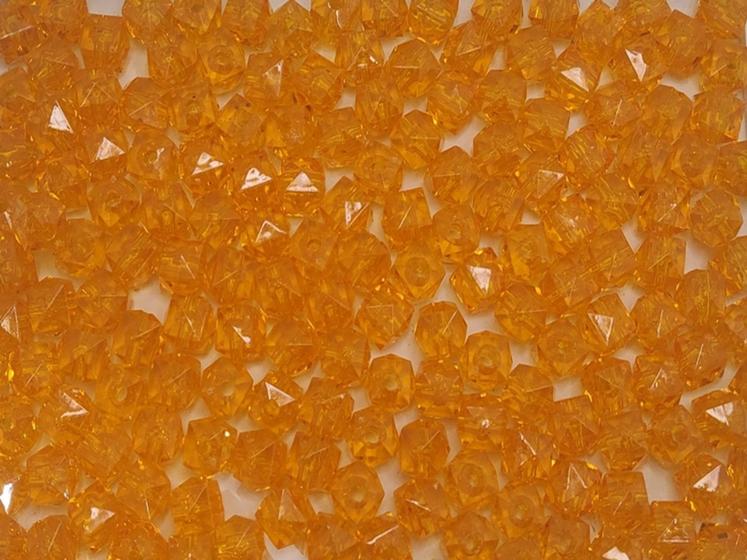 Imagem de Quadrado Passante 08mm 500g Cor 094 Laranja Escuro Transparente