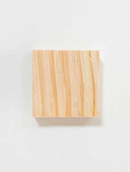 Imagem de Quadrados de  Madeira Pinus para artesanato  10 cm x 10 cm