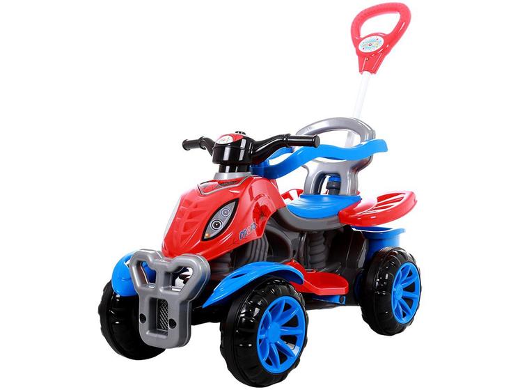 Quadriciclo Infantil a Pedal HomemAranha Maral com Empurrador