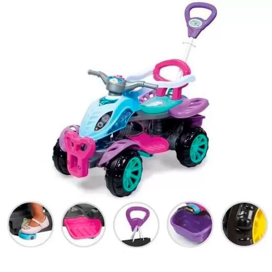 Imagem de Quadriciclo Infantil Carrinho Passeio Moto Menina Menino